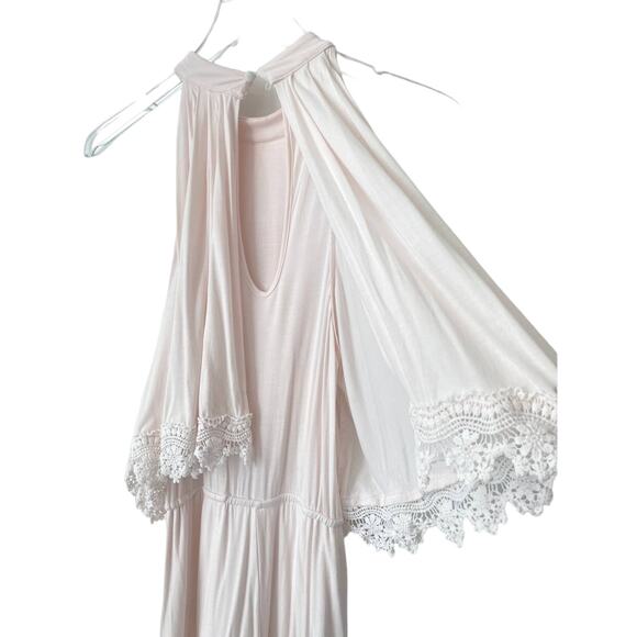 LOVERS AND FRIENDS LIGHT PINK NICKI HALTER ROMPER XS - Picture 6 of 9